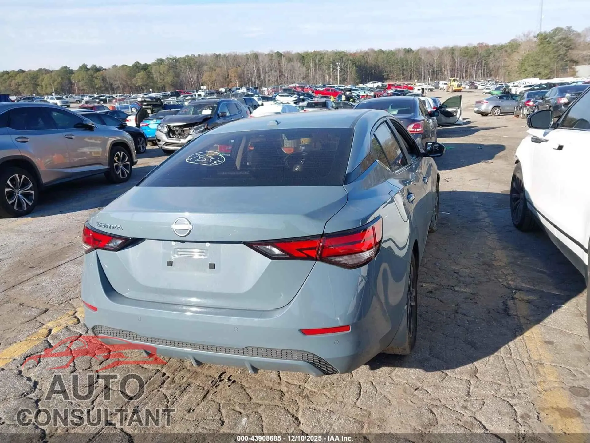 2025 NISSAN SENTRA Damaged VIN 3N1AB8CV8SY248500 – dashboard