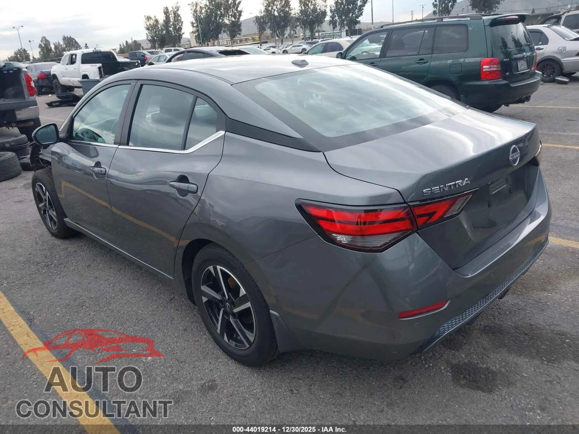 2025 NISSAN SENTRA Damaged VIN 3N1AB8CV9SY236209 – side profile 2025 NISSAN SENTRA Damaged VIN 3N1AB8CV9SY236209 – side profile