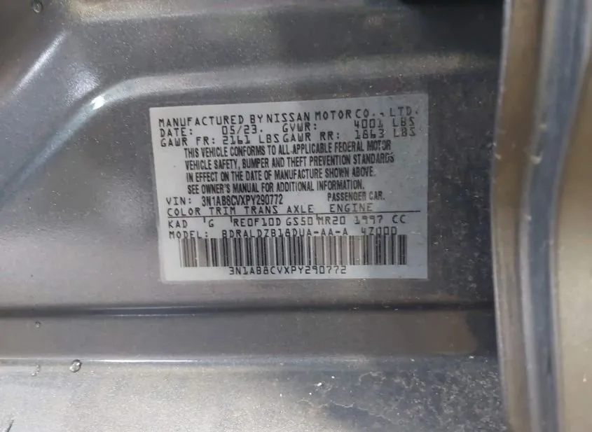 2023 NISSAN Sentra Used VIN 3N1AB8CVXPY290772 – photo 15