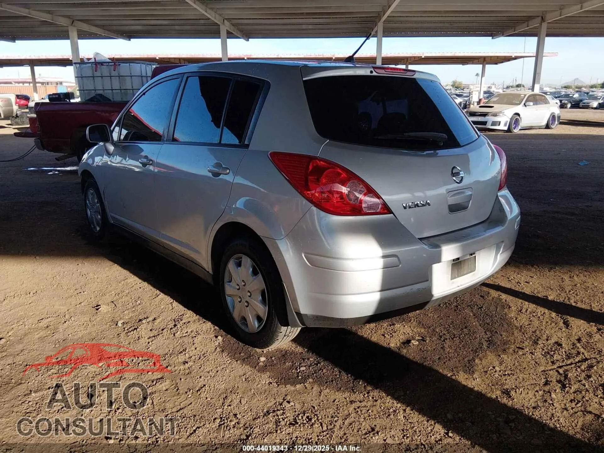 2010 NISSAN VERSA Damaged VIN 3N1BC1CP4AL450398 – side profile 2010 NISSAN VERSA Damaged VIN 3N1BC1CP4AL450398 – side profile