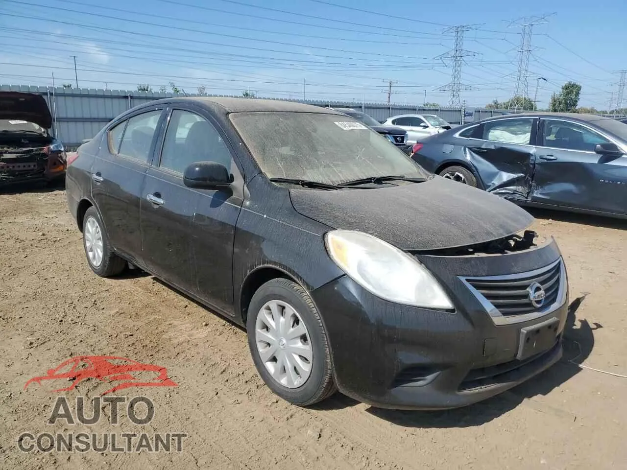 2014 NISSAN VERSA Damaged VIN 3N1CN7AP1EL804422 – dashboard