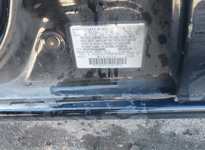 2016 NISSAN Versa Used VIN 3N1CN7AP1GL860993 – photo 14