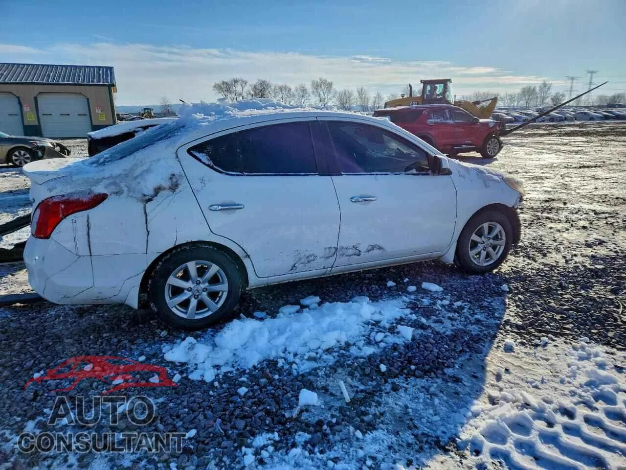2014 NISSAN VERSA Damaged VIN 3N1CN7AP6EL866995 – side profile