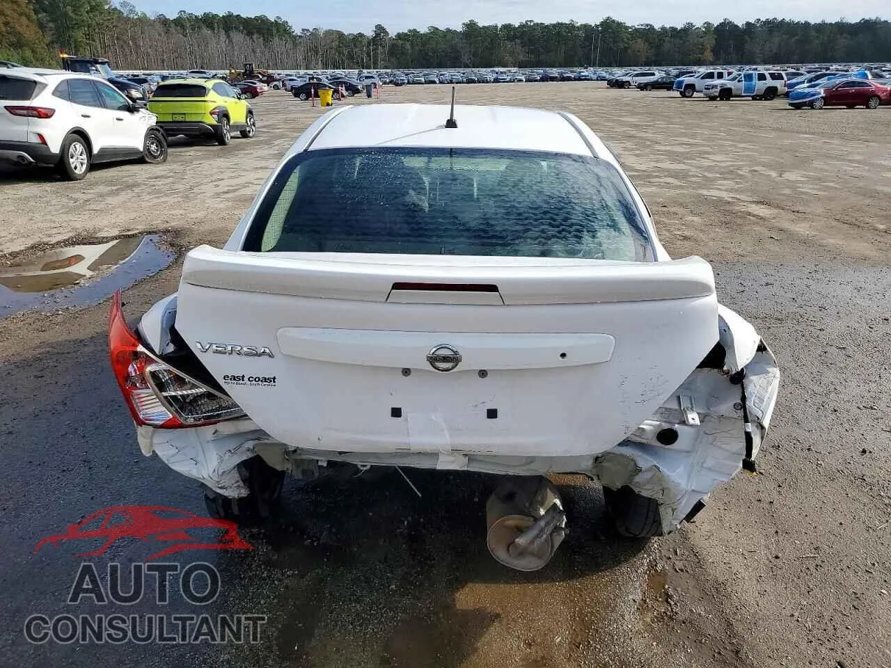 2018 NISSAN VERSA Damaged VIN 3N1CN7AP8JL842403 – engine bay