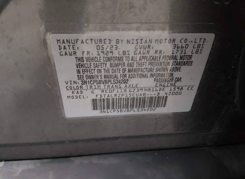 2023 NISSAN Kicks Used VIN 3N1CP5BV8PL534202 – photo 18