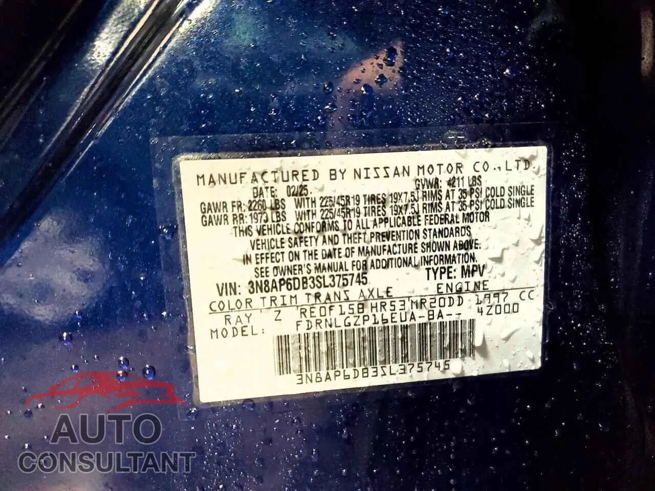 2025 NISSAN KICKS Damaged VIN 3N8AP6DB3SL375745 – photo 13 2025 NISSAN KICKS Damaged VIN 3N8AP6DB3SL375745 – photo 13