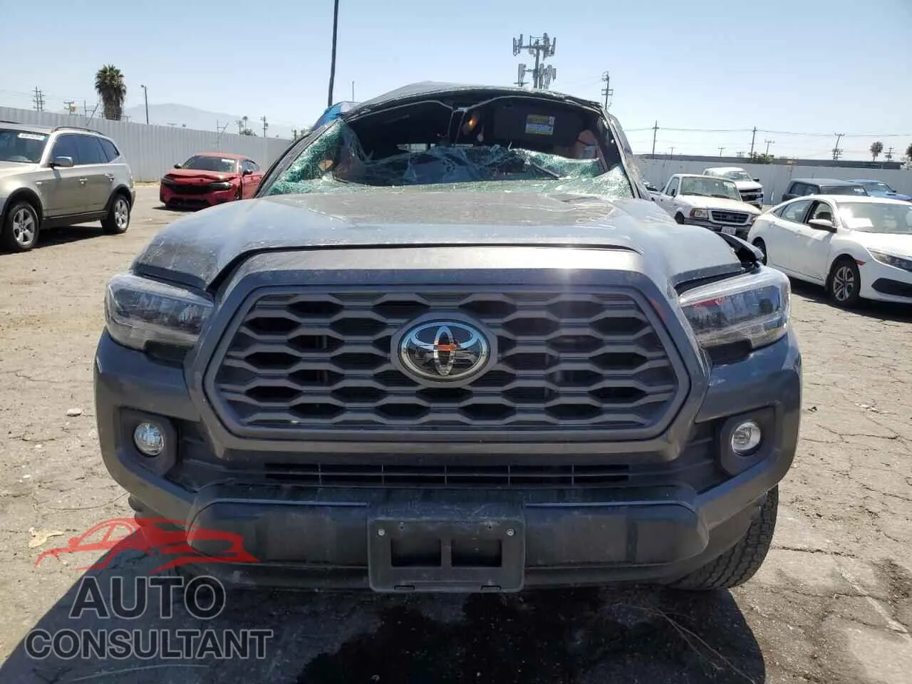2023 TOYOTA TACOMA Damaged VIN 3TMCZ5AN0PM607260 – interior seats