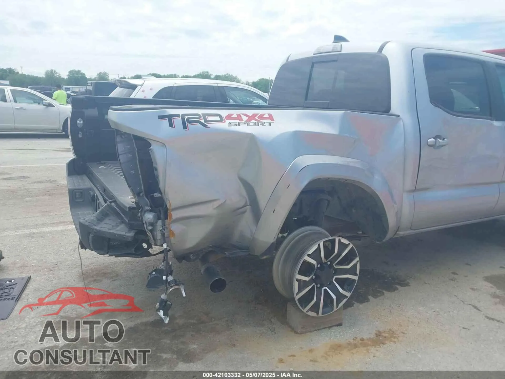 2023 TOYOTA TACOMA Damaged VIN 3TMCZ5AN2PM553895 – engine bay