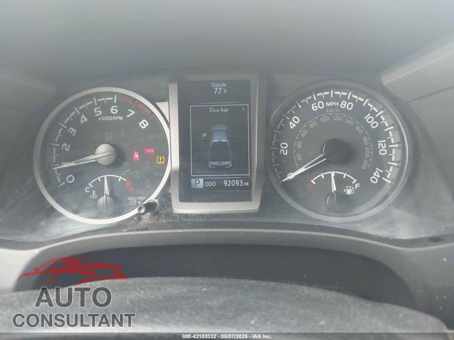 2023 TOYOTA TACOMA Damaged VIN 3TMCZ5AN2PM553895 – exterior detail