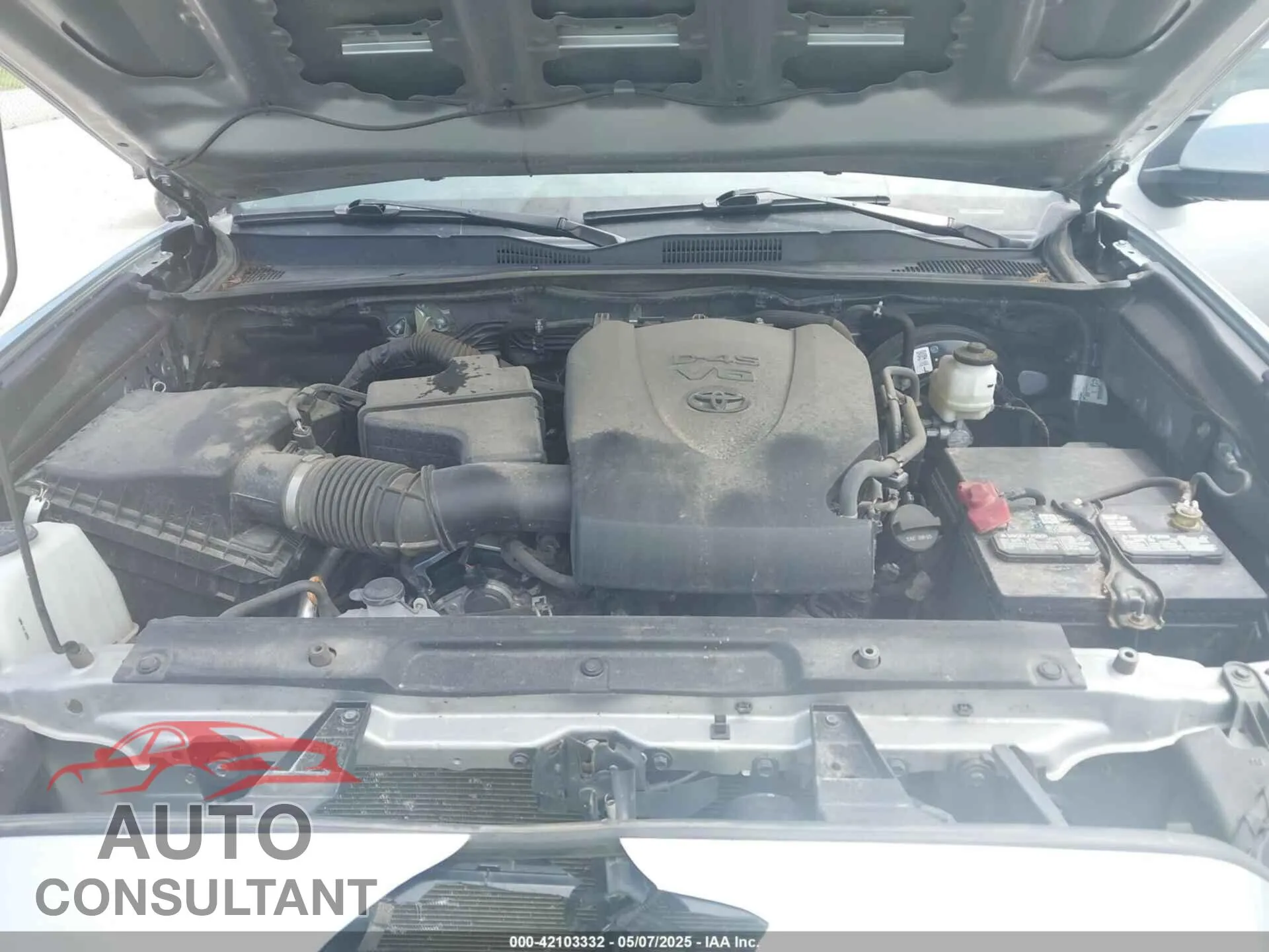 2023 TOYOTA TACOMA Damaged VIN 3TMCZ5AN2PM553895 – odometer reading