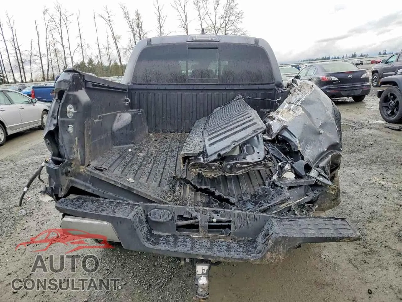 2023 TOYOTA TACOMA Damaged VIN 3TMCZ5AN8PM583127 – engine bay