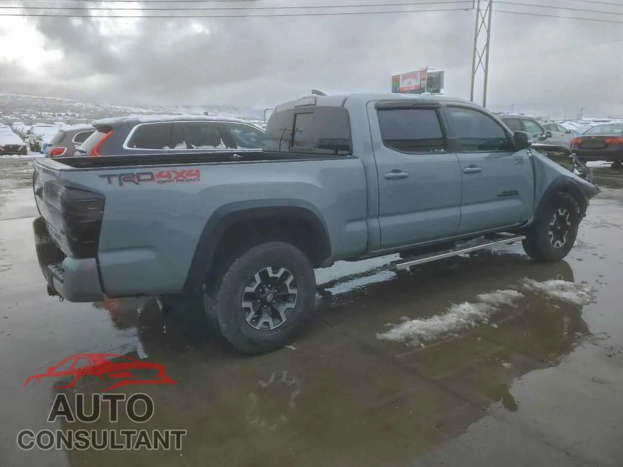 2019 TOYOTA TACOMA Damaged VIN 3TMDZ5BN1KM074038 – side profile