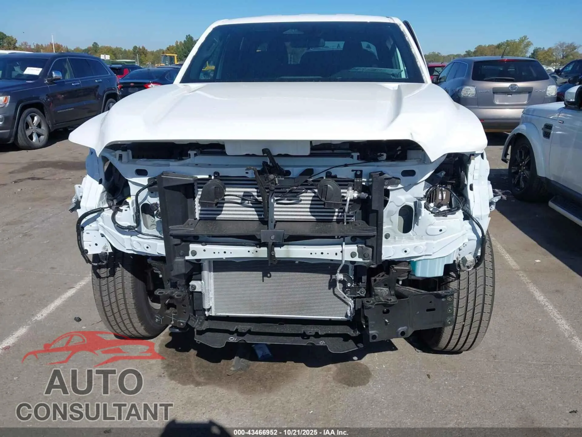 2025 TOYOTA TACOMA Damaged VIN 3TYKD5HN1ST026279 – engine bay