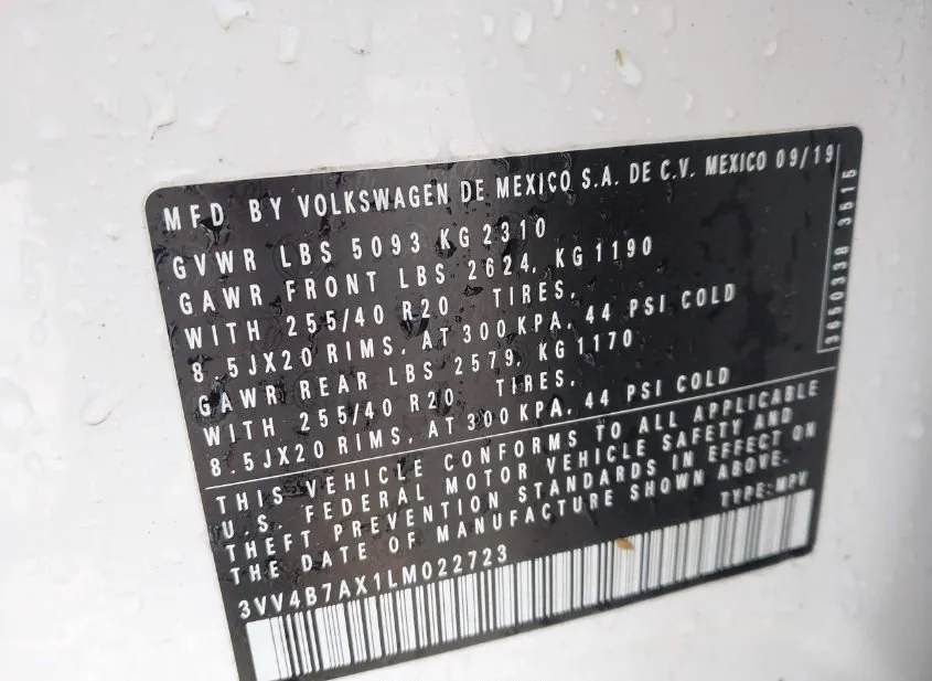 2020 VOLKSWAGEN Tiguan Used VIN 3VV4B7AX1LM022723 – photo 13