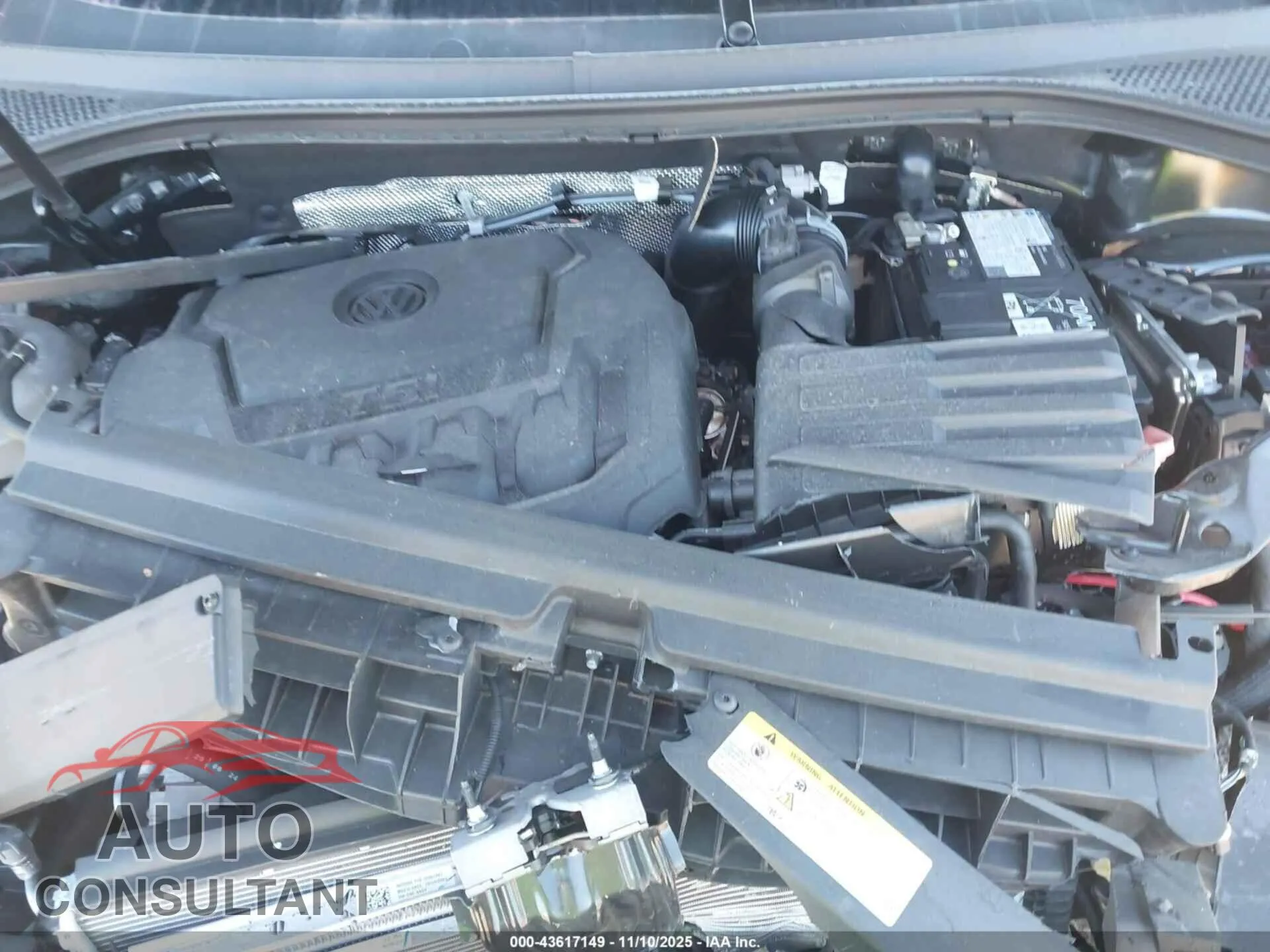 2024 VOLKSWAGEN TIGUAN Damaged VIN 3VVCB7AXXRM225694 – odometer reading