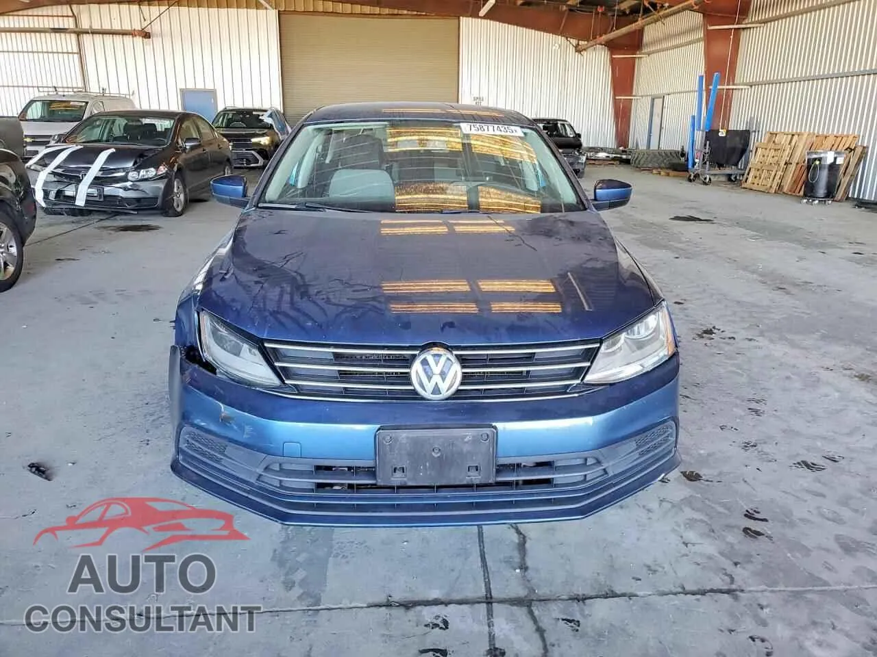 2017 VOLKSWAGEN JETTA Damaged VIN 3VW2B7AJ2HM281727 – interior seats