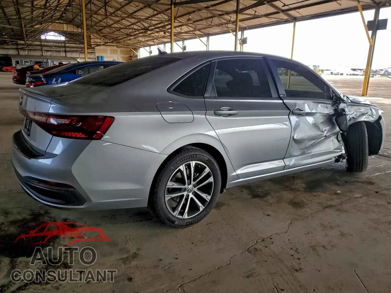 2025 VOLKSWAGEN JETTA Damaged VIN 3VWBX7BU4SM056047 – side profile