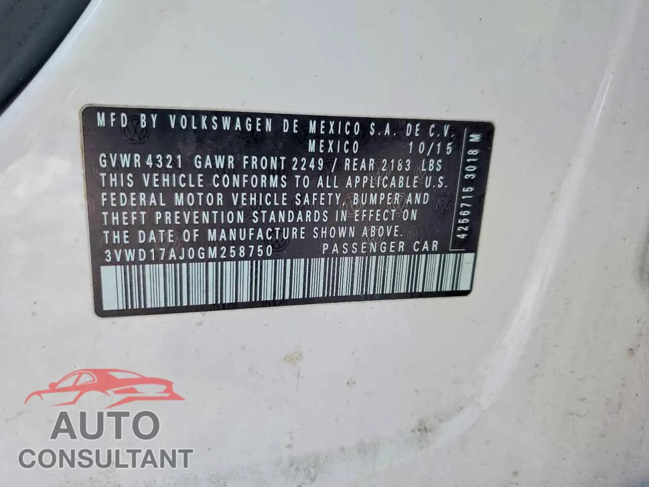2016 VOLKSWAGEN JETTA Damaged VIN 3VWD17AJ0GM258750 – photo 12 2016 VOLKSWAGEN JETTA Damaged VIN 3VWD17AJ0GM258750 – photo 12