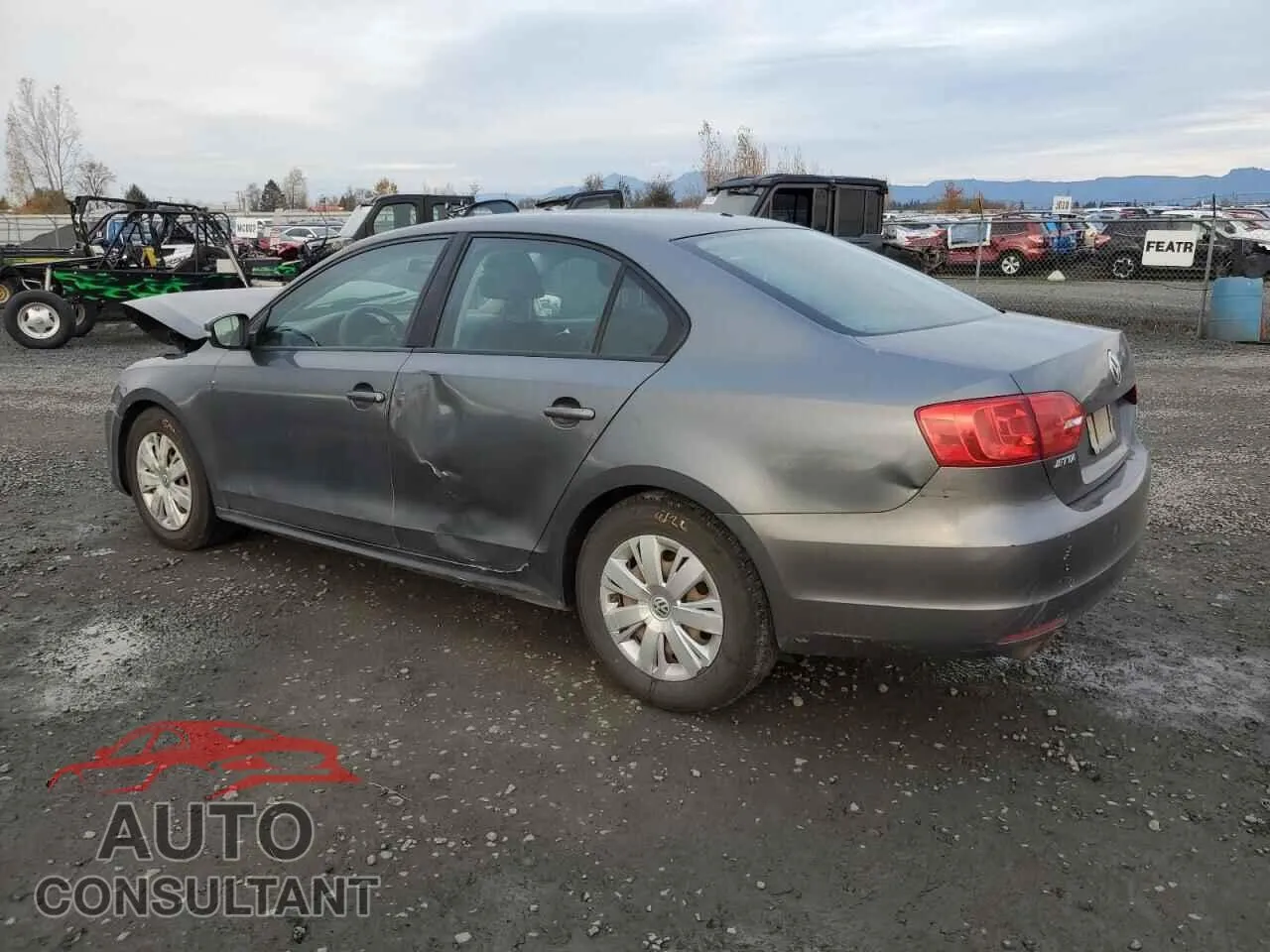 2011 VOLKSWAGEN JETTA Damaged VIN 3VWDZ7AJ4BM041896 – rear exterior 2011 VOLKSWAGEN JETTA Damaged VIN 3VWDZ7AJ4BM041896 – rear exterior