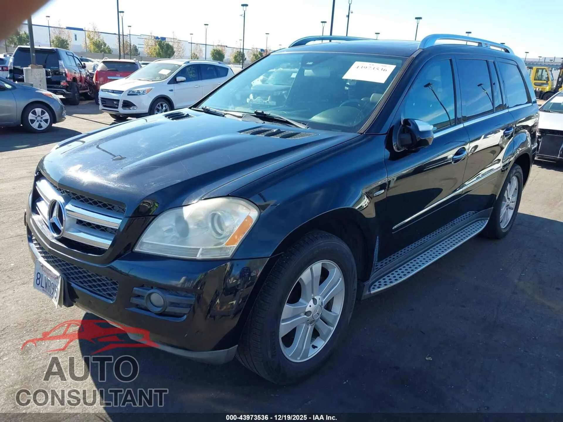 2009 MERCEDES-BENZ GL 320 BLUETEC Damaged VIN 4JGBF25E29A493447 – rear exterior