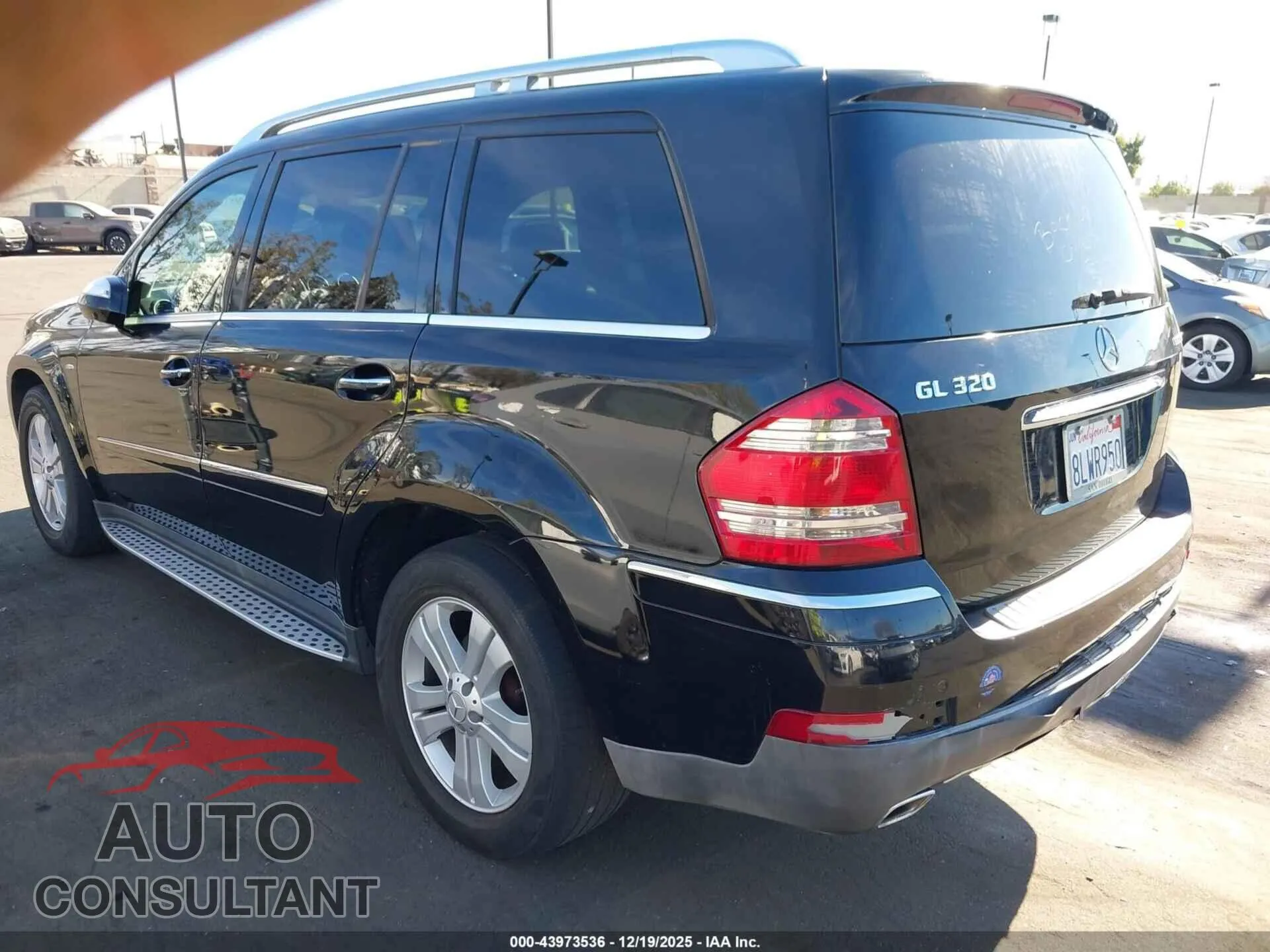 2009 MERCEDES-BENZ GL 320 BLUETEC Damaged VIN 4JGBF25E29A493447 – side profile