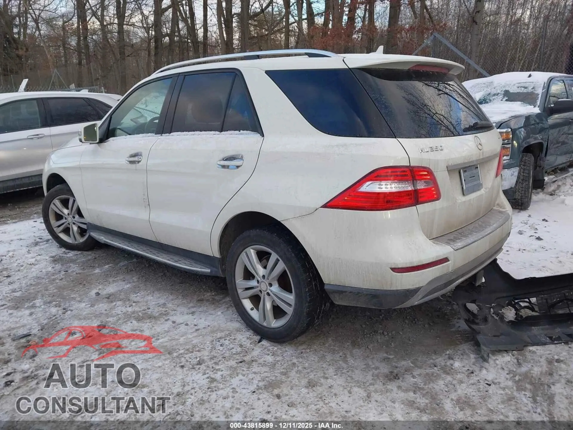 2013 MERCEDES-BENZ ML 350 Damaged VIN 4JGDA5HB5DA174224 – side profile