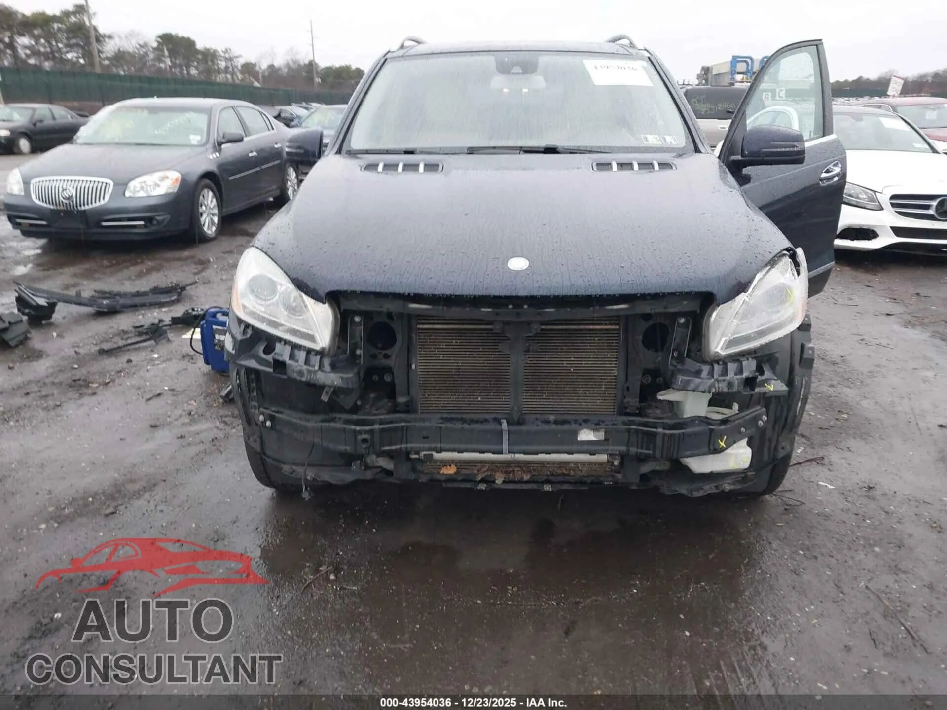 2013 MERCEDES-BENZ ML 350 Damaged VIN 4JGDA5HB6DA235418 – engine bay