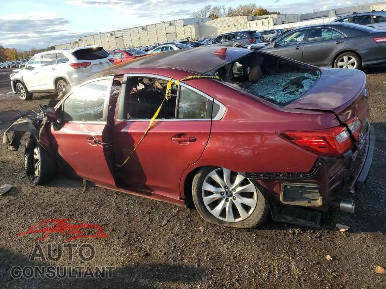 2016 SUBARU LEGACY Damaged VIN 4S3BNAC61G3054030 – rear exterior