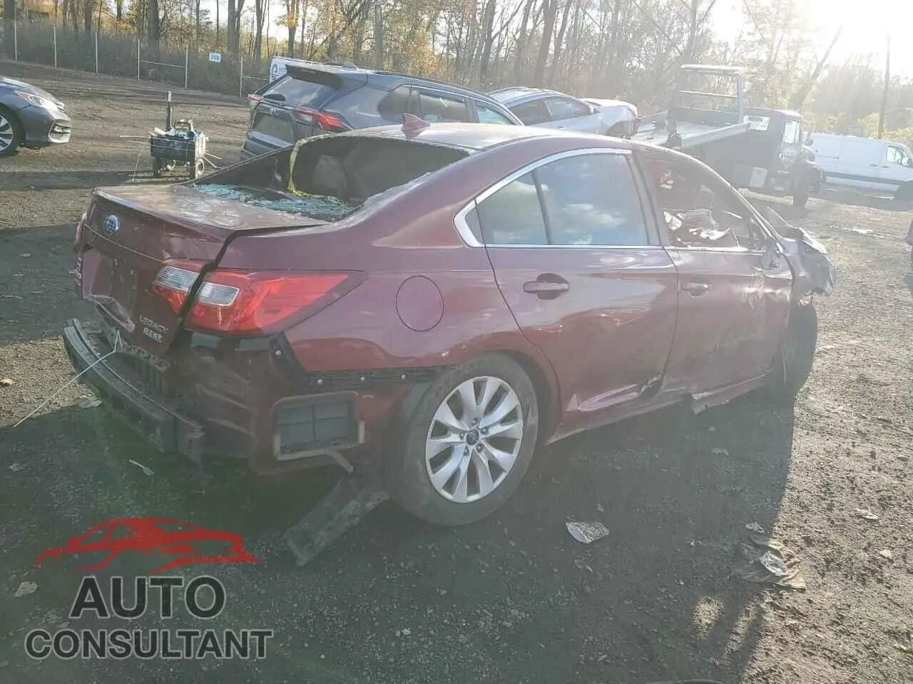 2016 SUBARU LEGACY Damaged VIN 4S3BNAC61G3054030 – side profile
