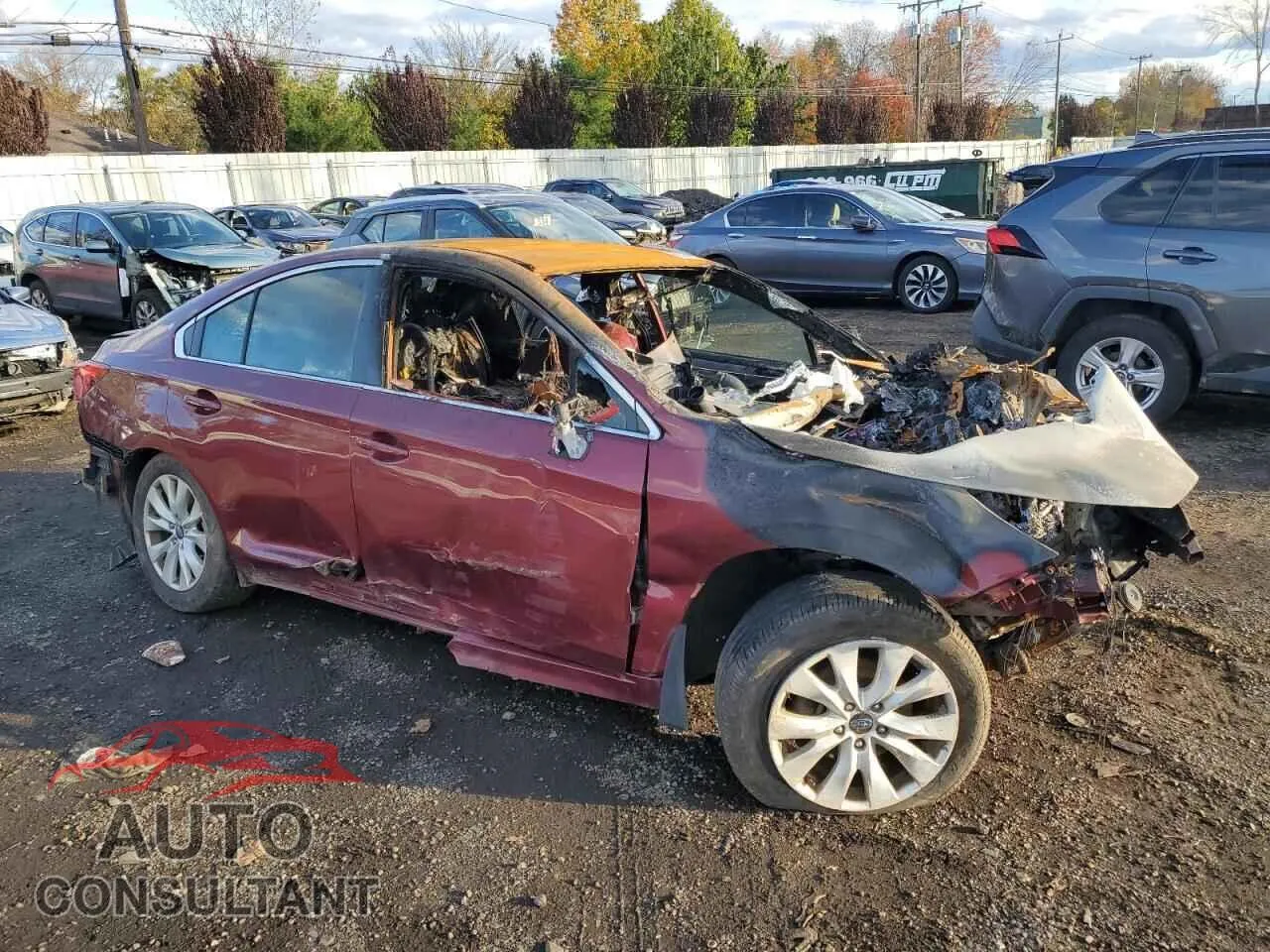 2016 SUBARU LEGACY Damaged VIN 4S3BNAC61G3054030 – dashboard