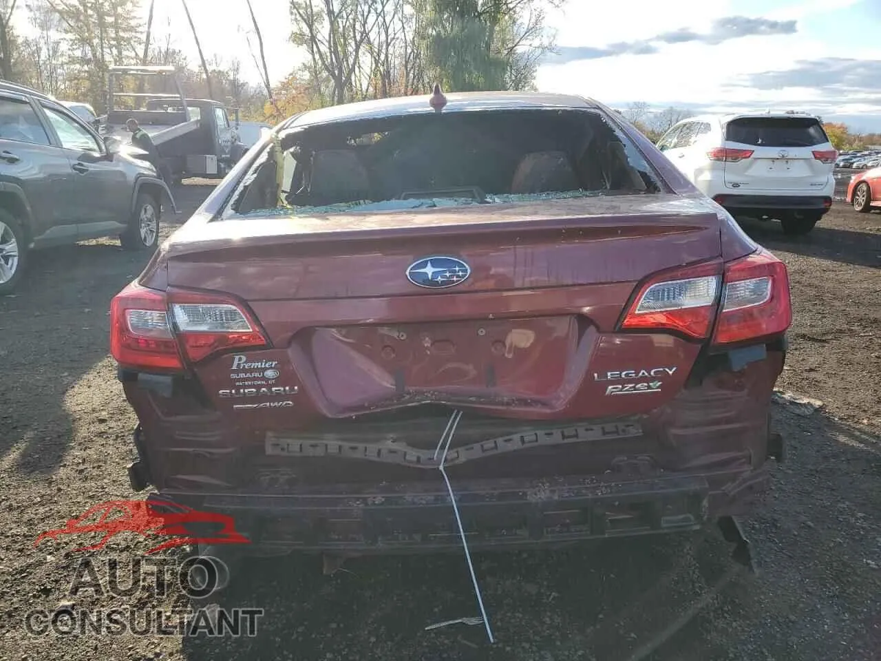 2016 SUBARU LEGACY Damaged VIN 4S3BNAC61G3054030 – engine bay