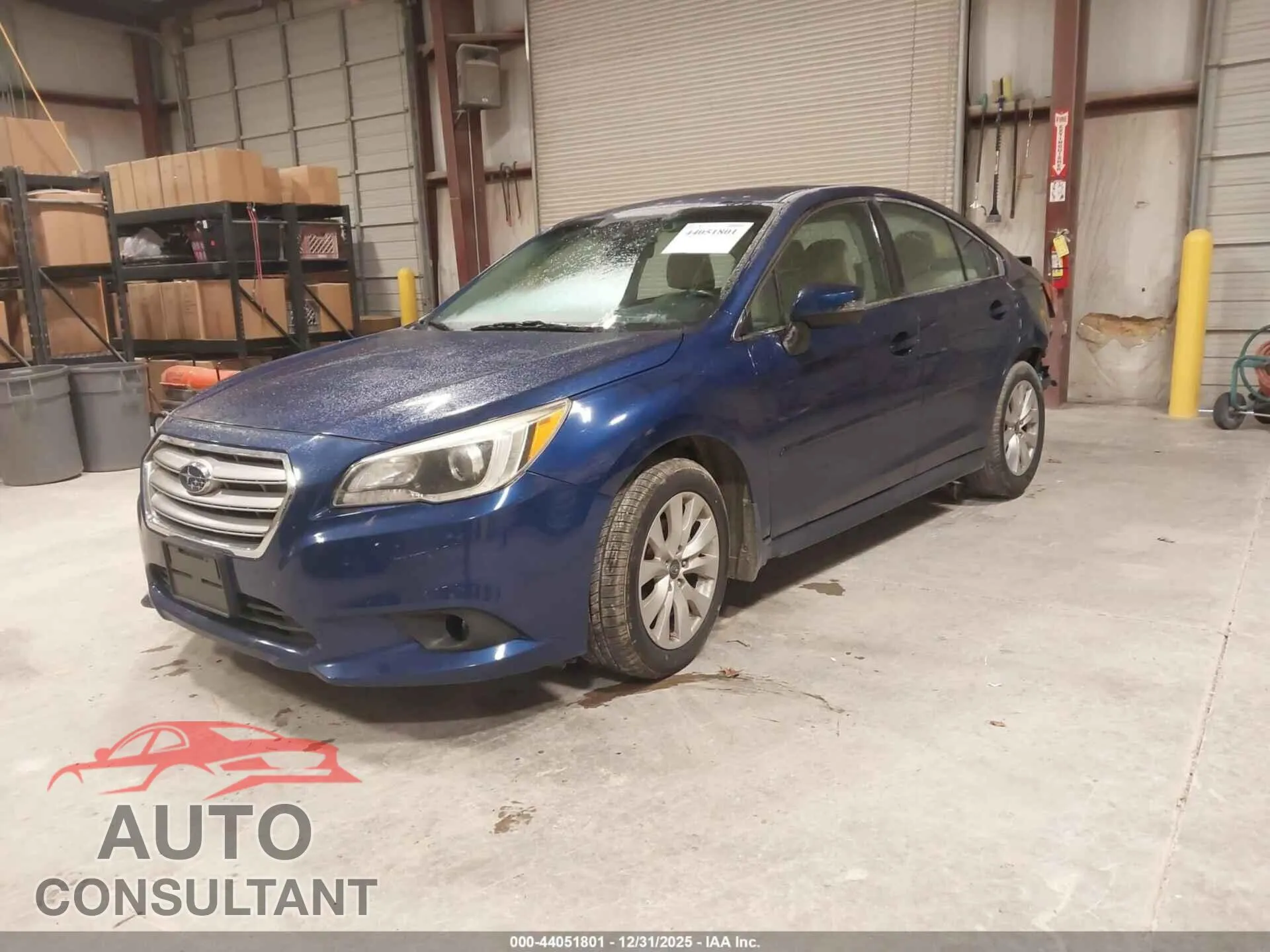 2017 SUBARU LEGACY Damaged VIN 4S3BNAF61H3002930 – rear exterior