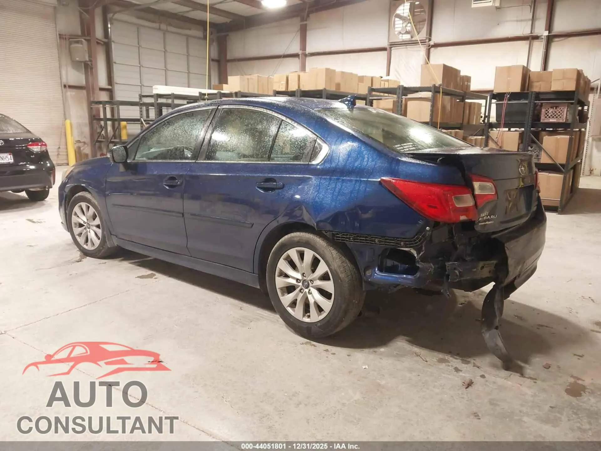 2017 SUBARU LEGACY Damaged VIN 4S3BNAF61H3002930 – side profile
