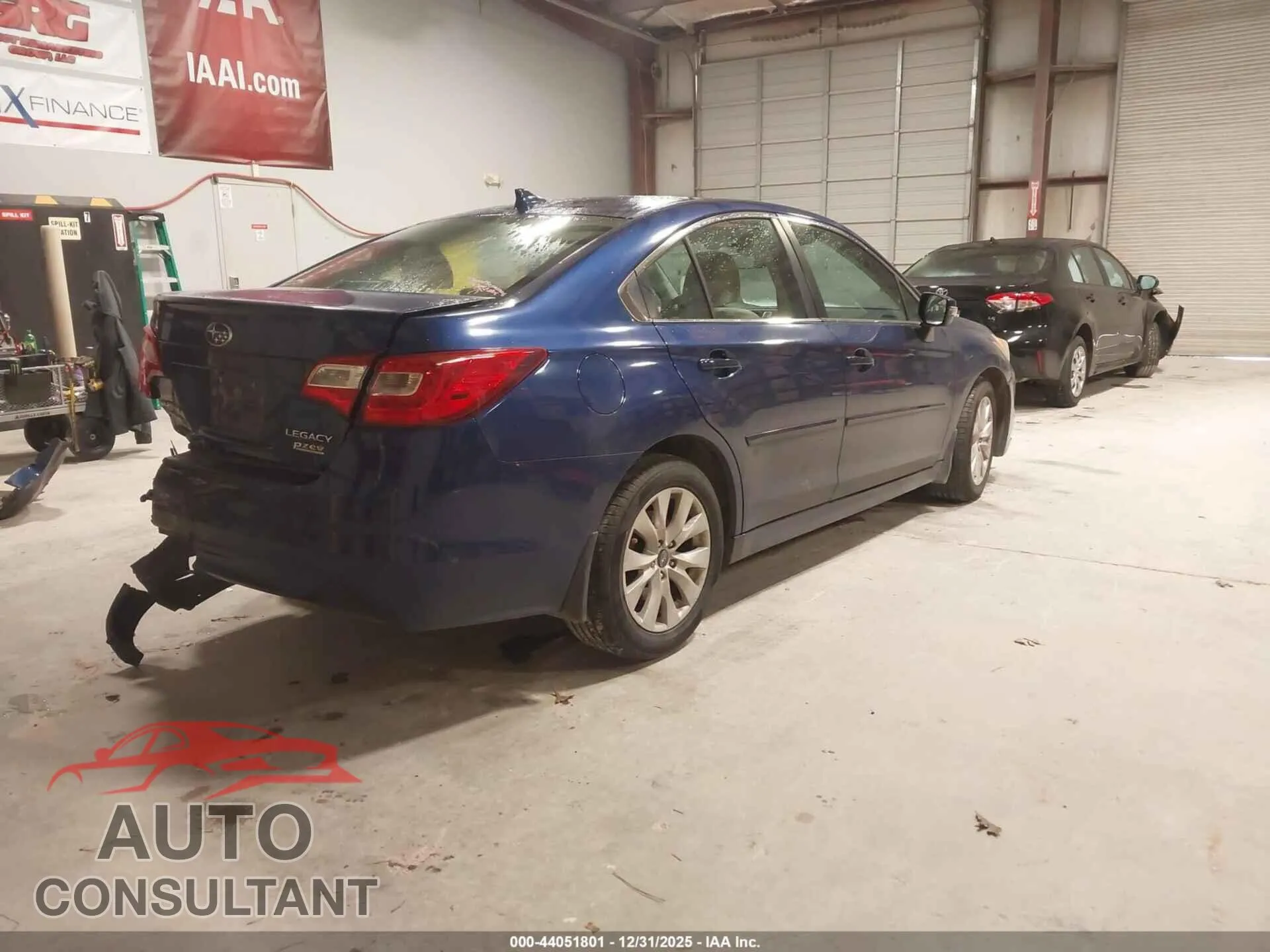 2017 SUBARU LEGACY Damaged VIN 4S3BNAF61H3002930 – dashboard