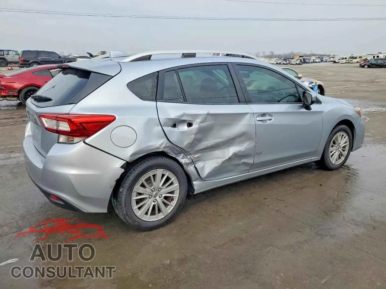 2018 SUBARU IMPREZA Damaged VIN 4S3GTAD67J3747525 – side profile