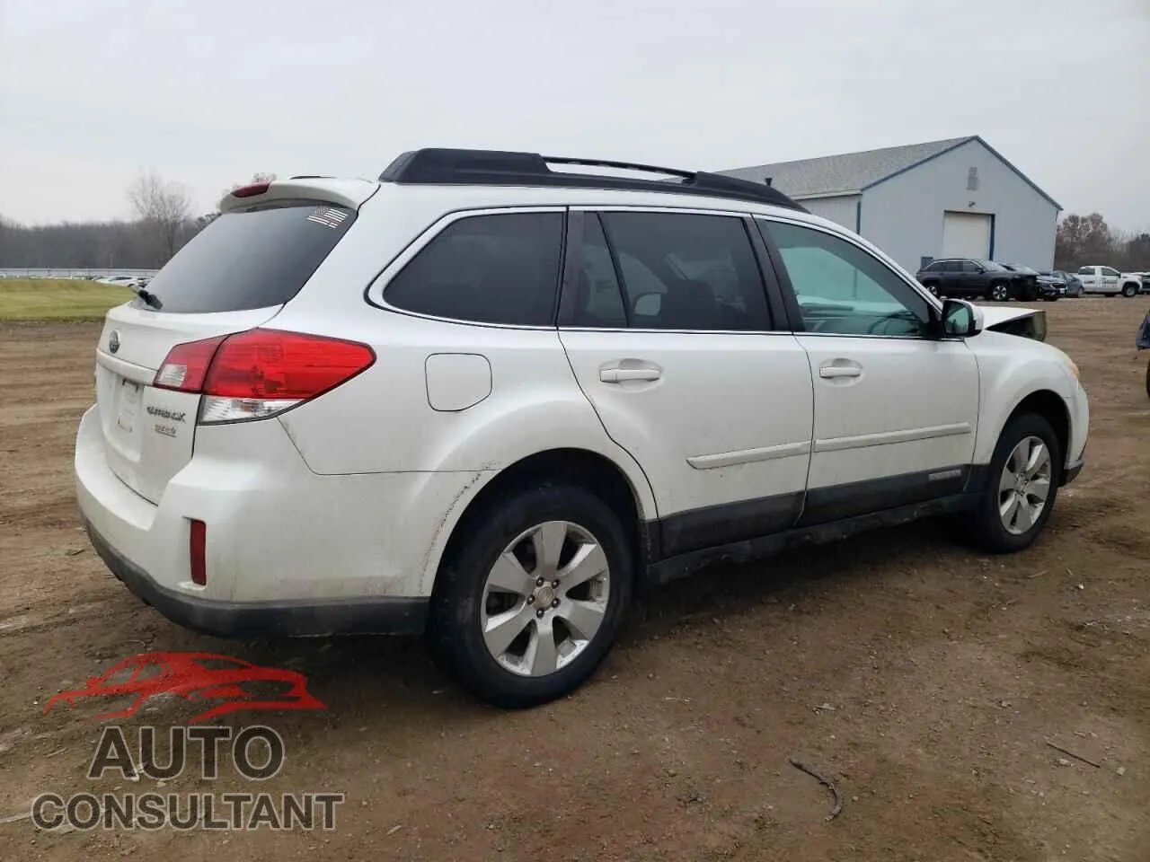 2011 SUBARU OUTBACK Damaged VIN 4S4BRBBC4B3445484 – side profile