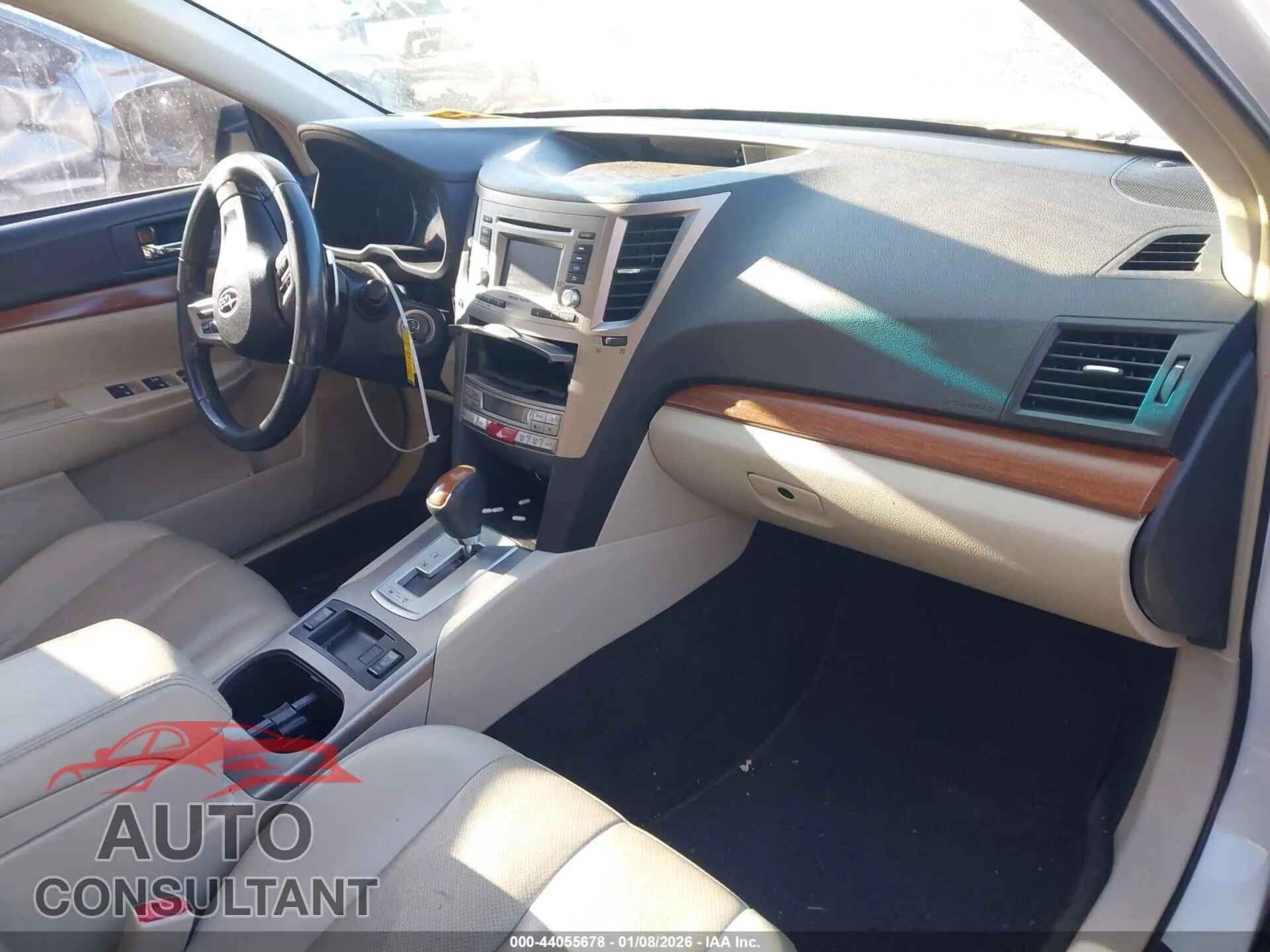 2013 SUBARU OUTBACK Damaged VIN 4S4BRBKC5D3275624 – interior seats