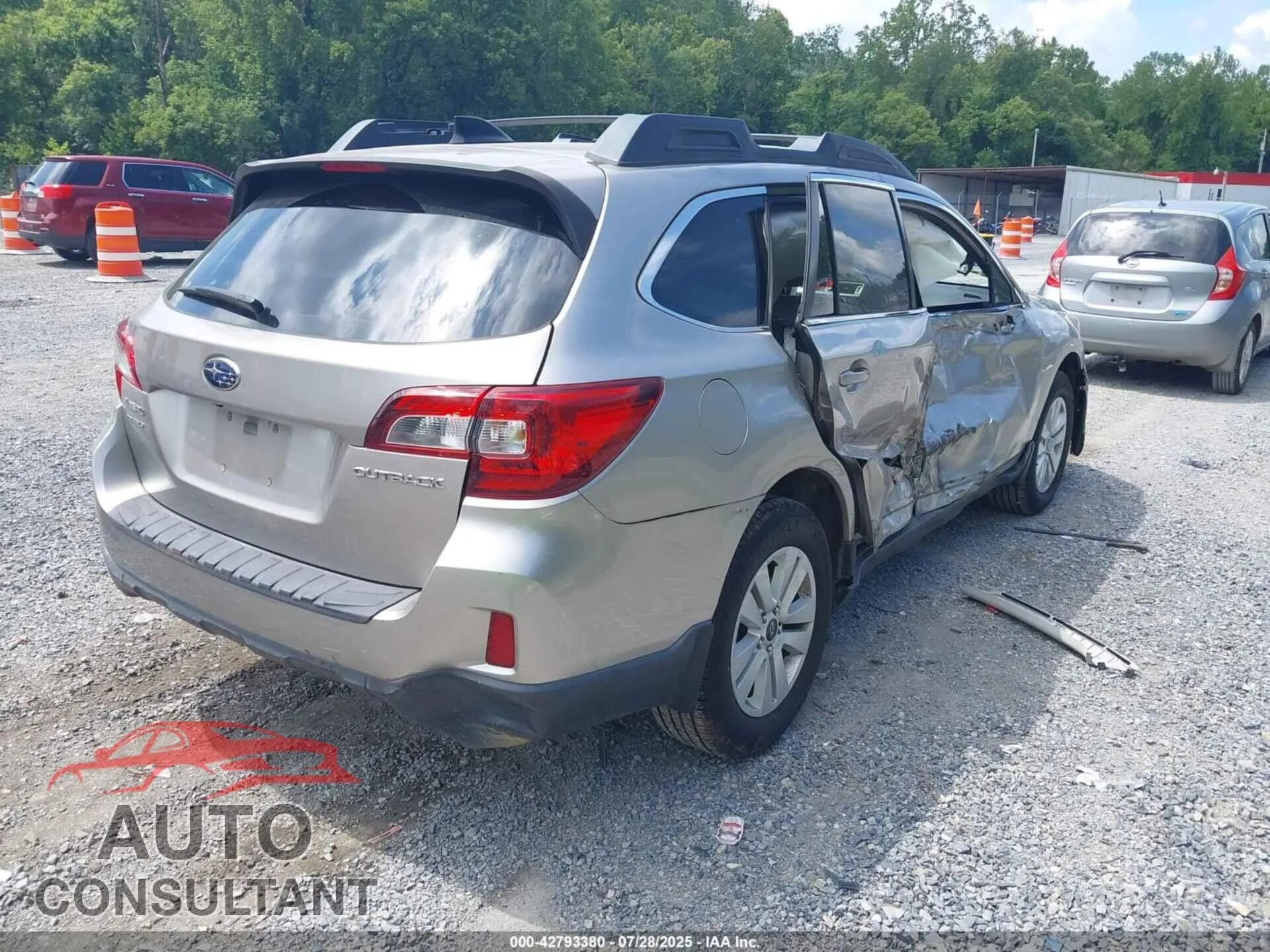 2016 SUBARU OUTBACK Damaged VIN 4S4BSBCCXG3250435 – dashboard