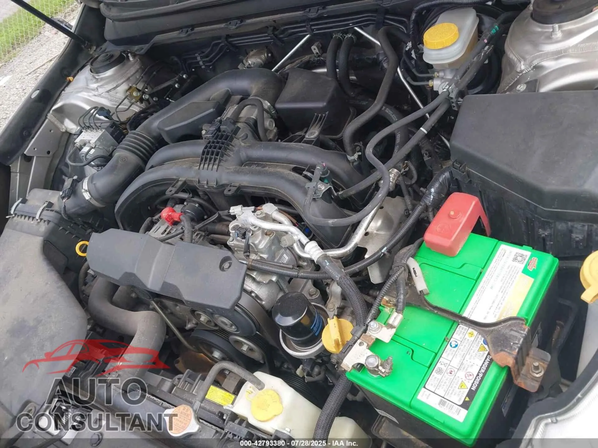 2016 SUBARU OUTBACK Damaged VIN 4S4BSBCCXG3250435 – odometer reading