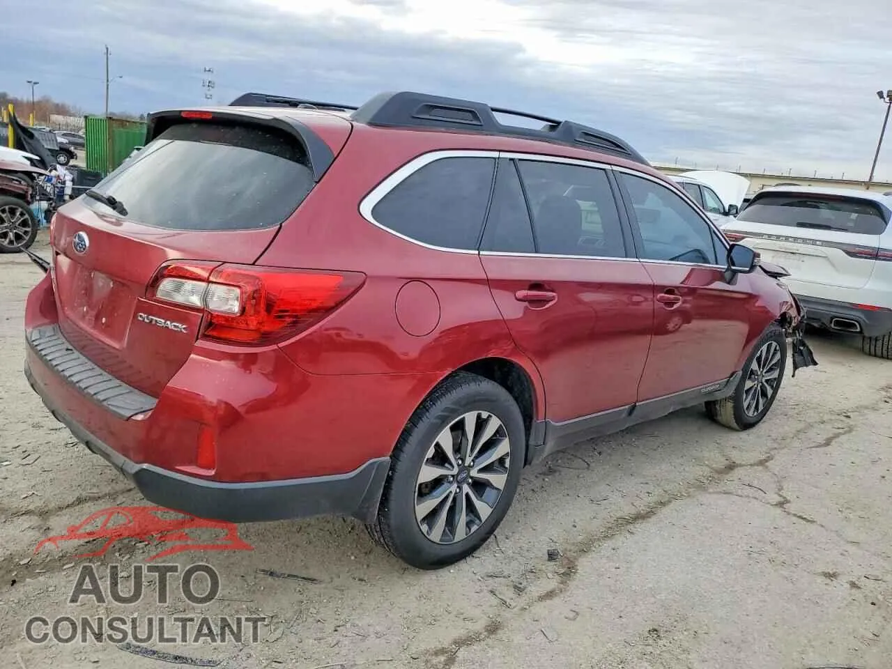 2015 SUBARU OUTBACK Damaged VIN 4S4BSBJC8F3251021 – side profile