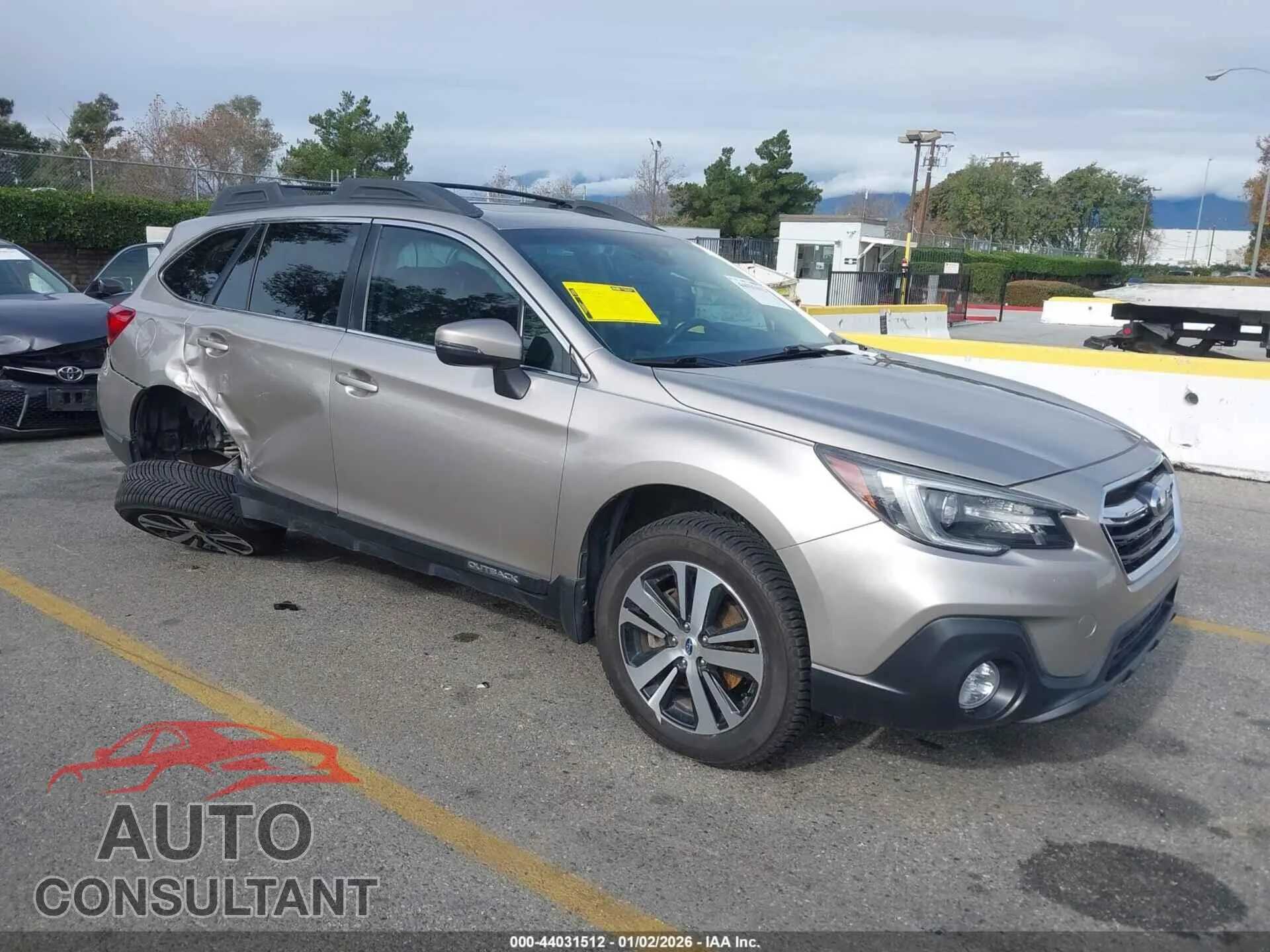 2018 SUBARU OUTBACK VIN 4S4BSENC6J3230009
