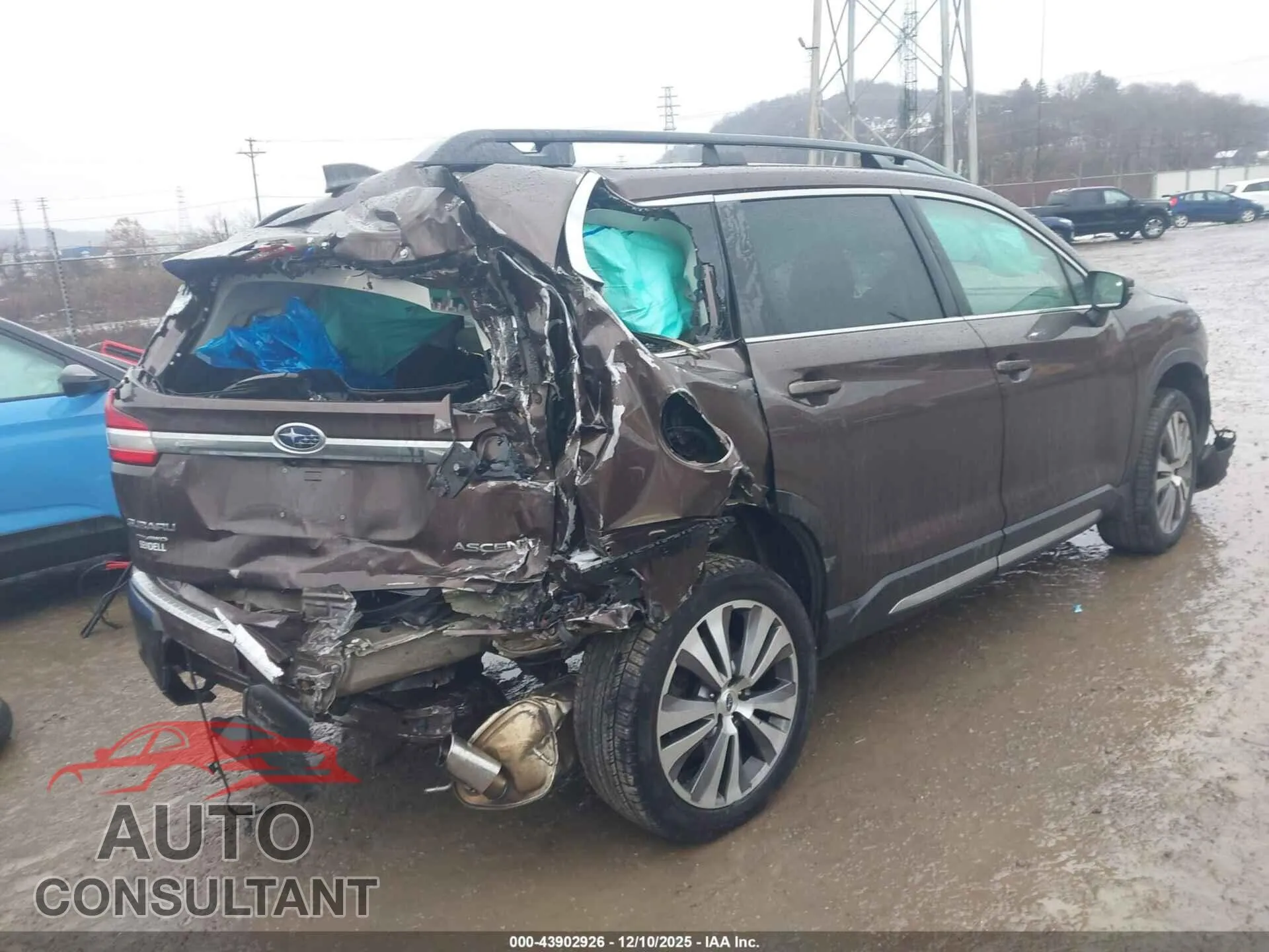 2020 SUBARU ASCENT Damaged VIN 4S4WMAPD4L3473430 – dashboard