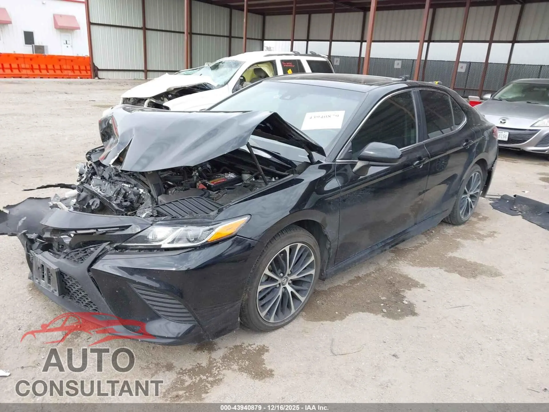 2019 TOYOTA CAMRY Damaged VIN 4T1B11HK2KU701423 – rear exterior