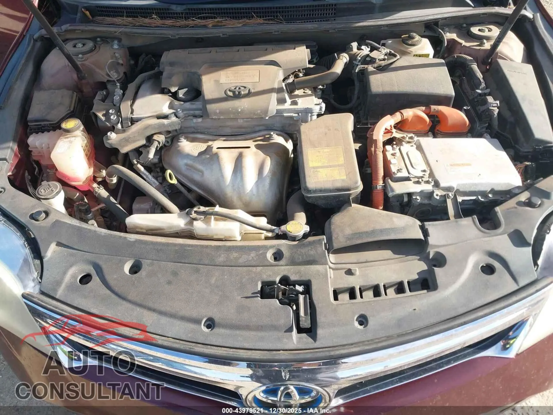 2014 TOYOTA AVALON HYBRID Damaged VIN 4T1BD1EB2EU032439 – odometer reading