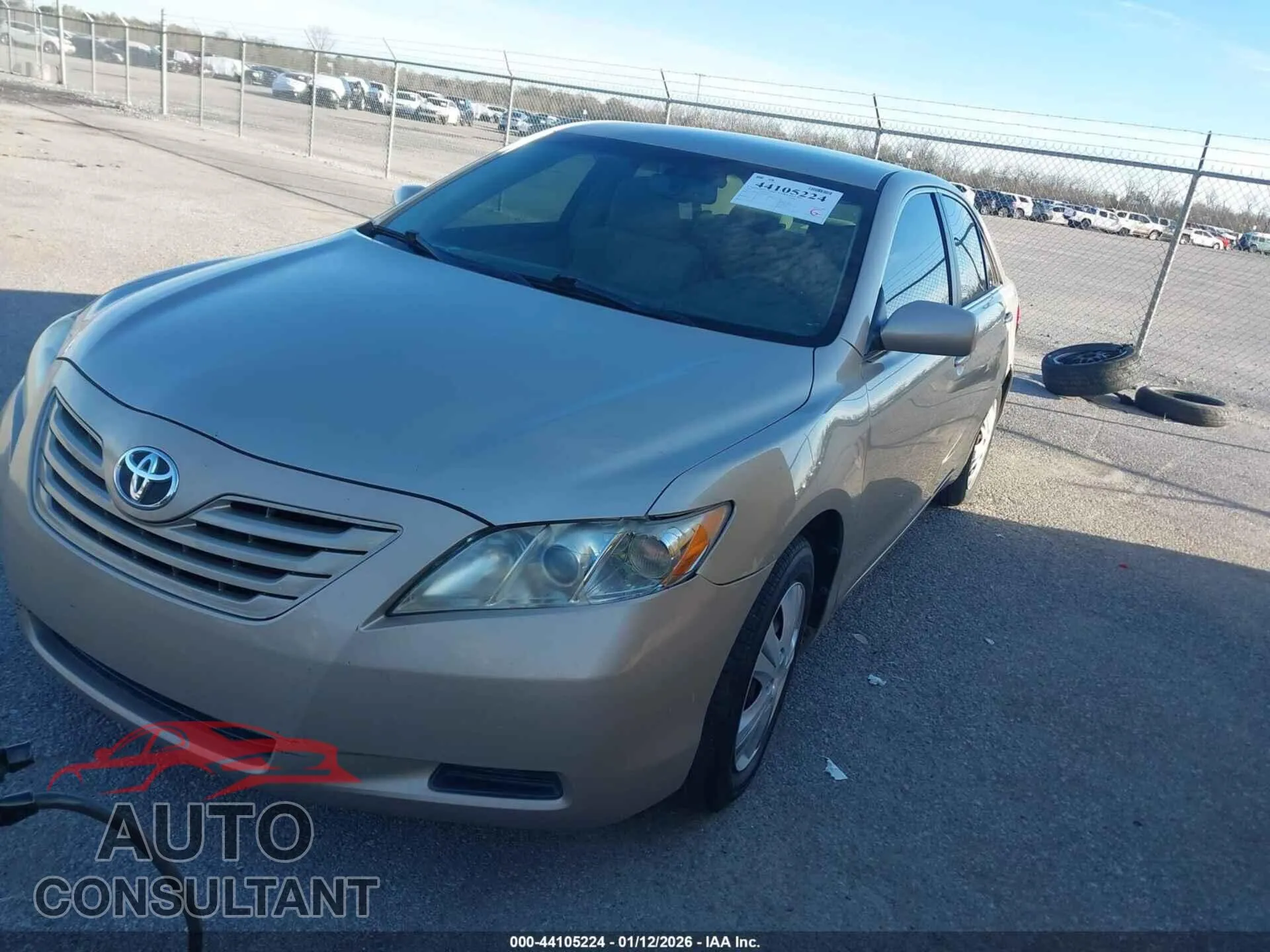 2009 TOYOTA CAMRY Damaged VIN 4T1BE46K79U835119 – rear exterior