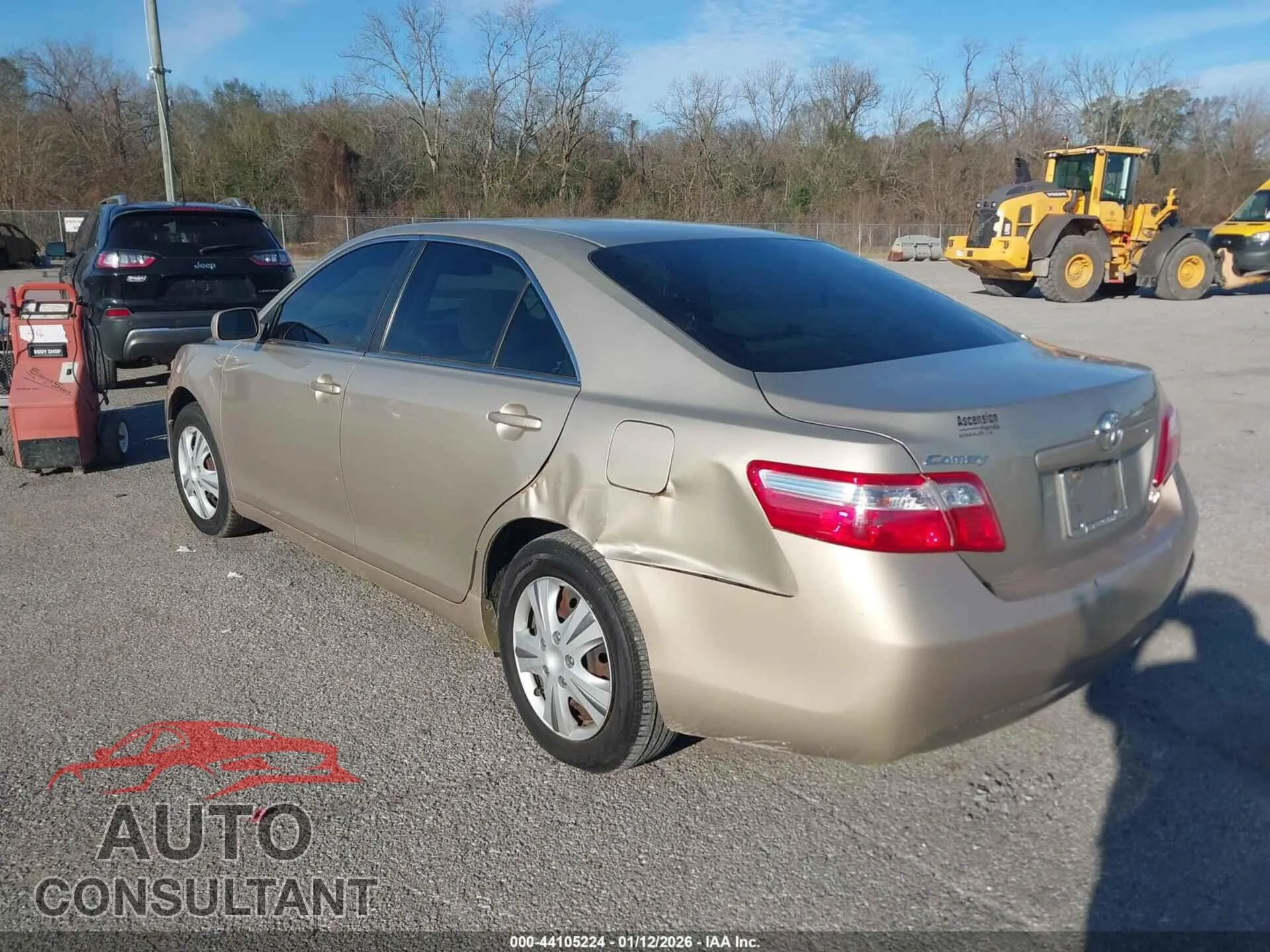 2009 TOYOTA CAMRY Damaged VIN 4T1BE46K79U835119 – side profile