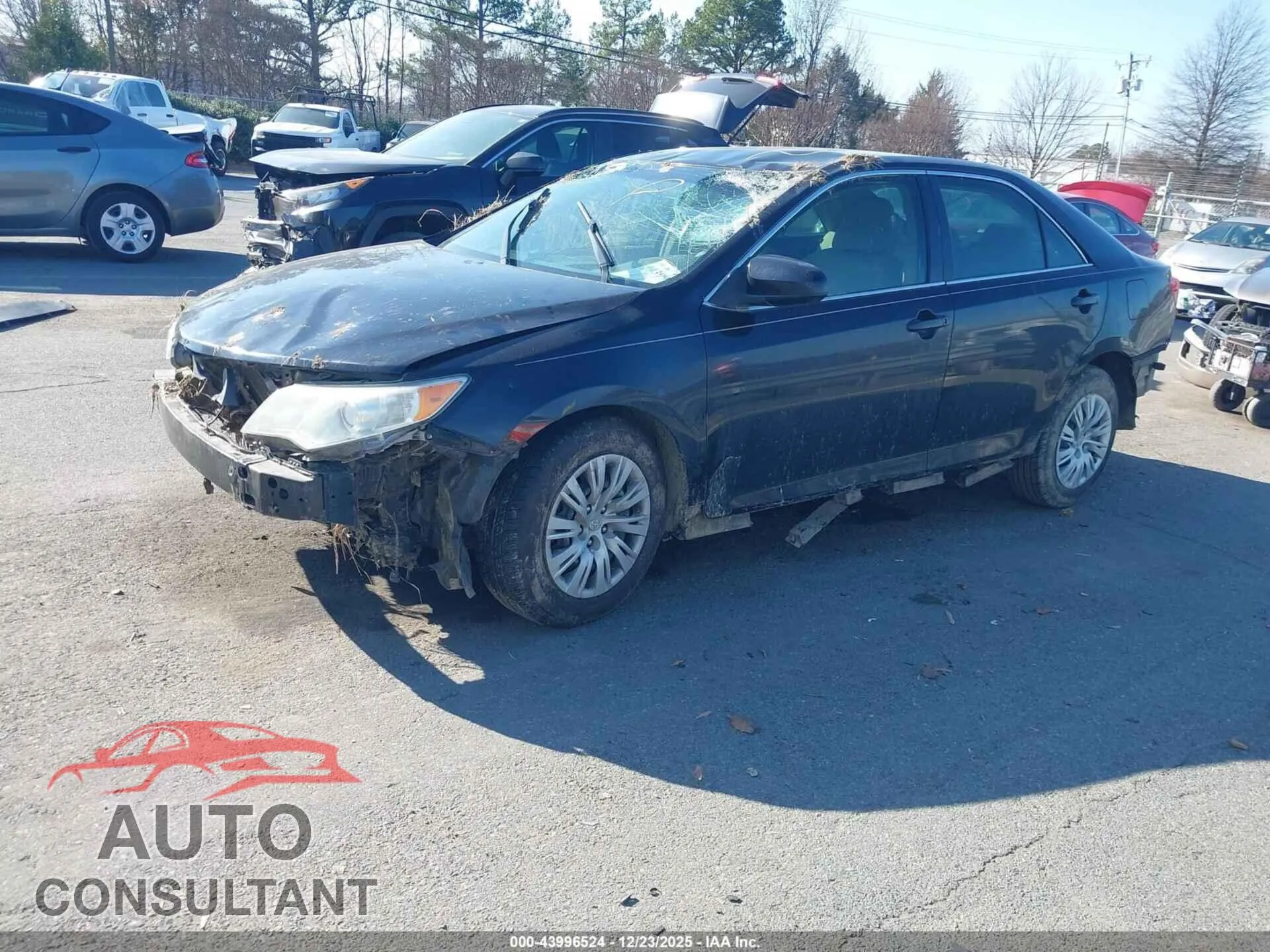 2014 TOYOTA CAMRY Damaged VIN 4T1BF1FK4EU353584 – rear exterior