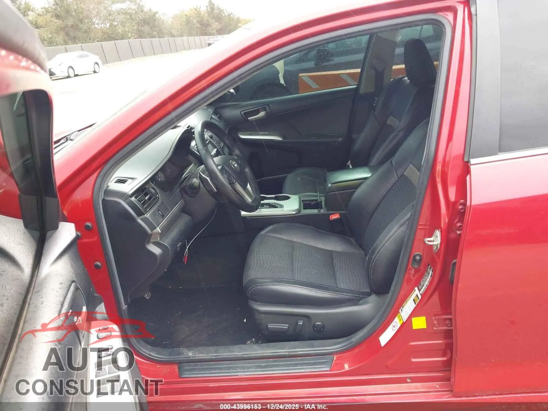 2014 TOYOTA CAMRY Damaged VIN 4T1BF1FK7EU788261 – interior seats