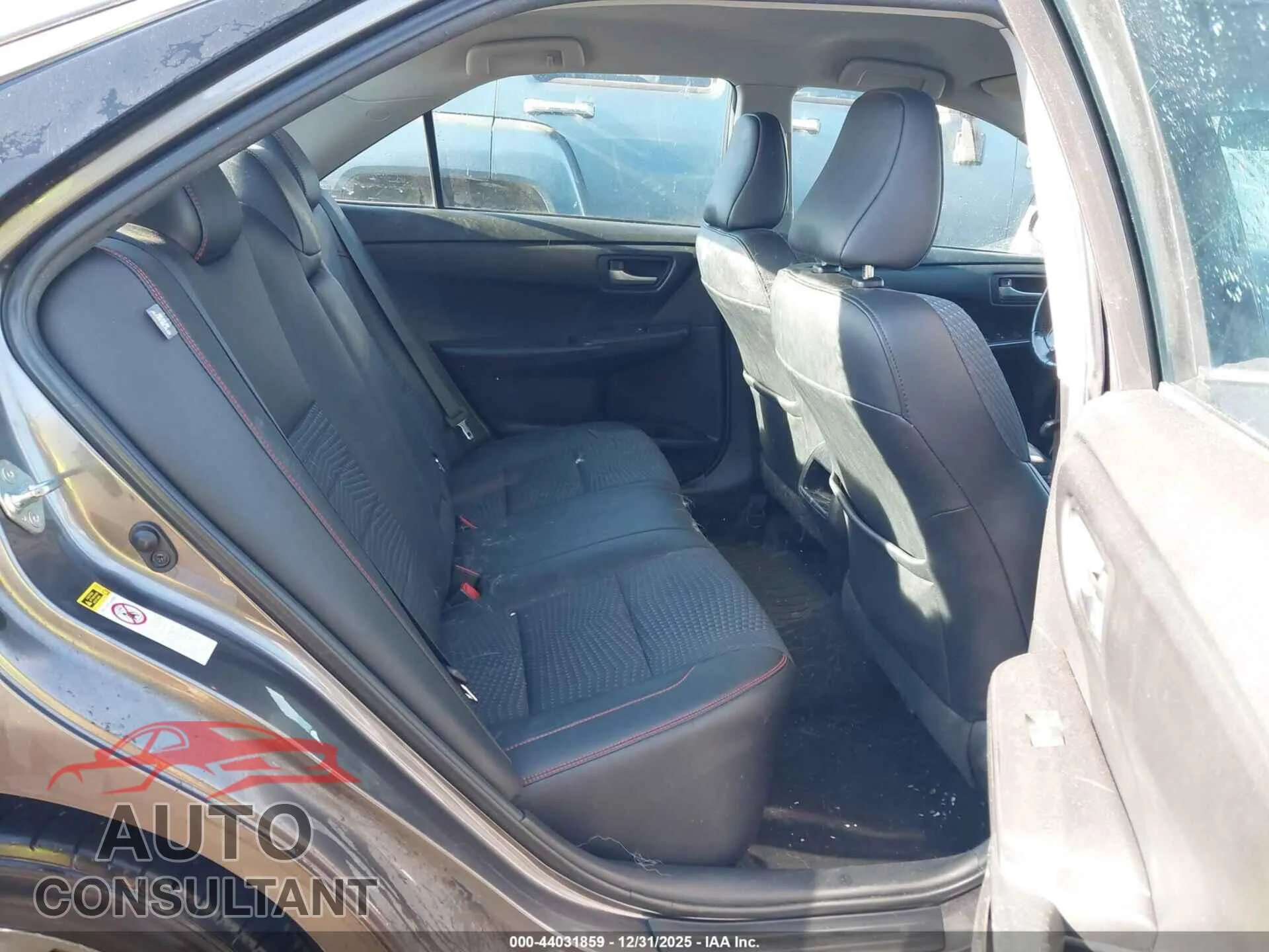 2015 TOYOTA CAMRY Damaged VIN 4T1BF1FK9FU957455 – undercarriage