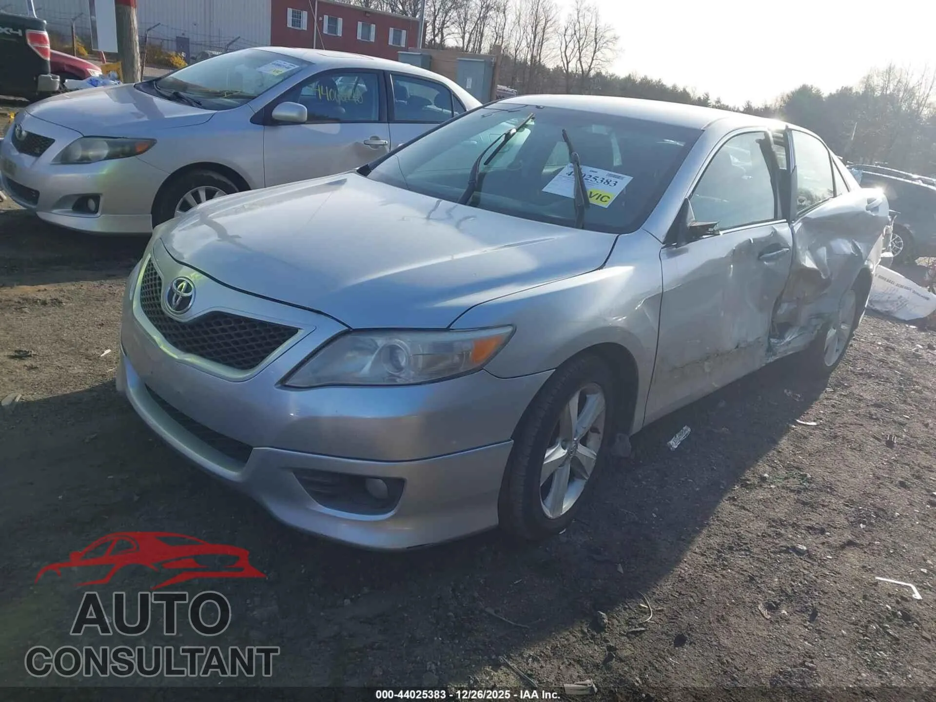 2010 TOYOTA CAMRY Damaged VIN 4T1BF3EK8AU009814 – rear exterior